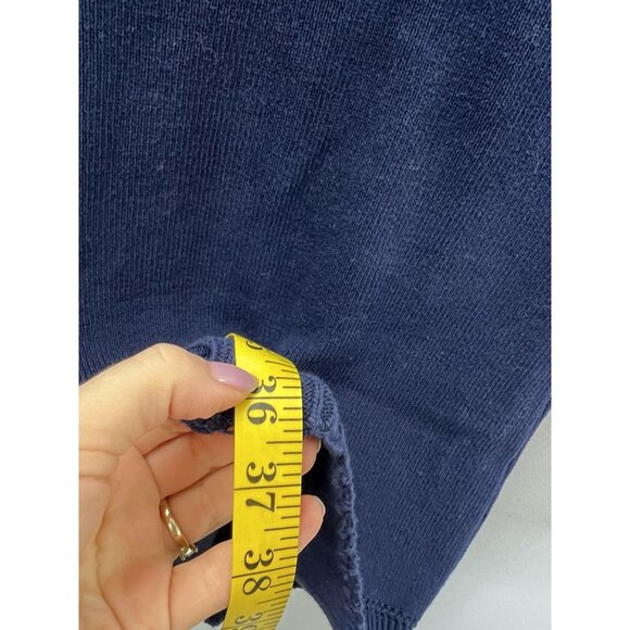 Caroline Constas New York Catalina Sleeveless Button Front Knit Dress Navy Blue - Picture 8 of 10